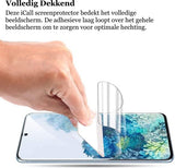 Screenprotector geschikt voor Samsung S20 Plus - Full Glas PET Folie Screen Protector