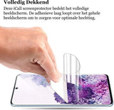 Screenprotector geschikt voor Samsung S20 - Full Glas PET Folie Screen Protector