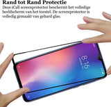 Screenprotector geschikt voor Xiaomi Mi 9 - Tempered Gehard Glas - Full Screen Volledig Beeld - iCall