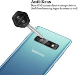 Camera Lens Screenprotector geschikt voor Samsung Galaxy S10 - Tempered Glass Gehard Glas