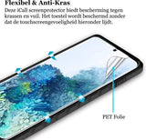 Screenprotector geschikt voor Samsung S20 Plus - Full Glas PET Folie Screen Protector
