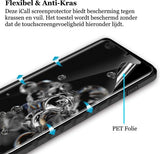 Screenprotector geschikt voor Samsung S20 Ultra - Full Screen Protector Glas