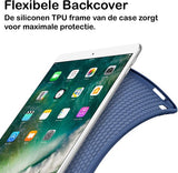 Samsung Galaxy Tab A8 2021 / 2022 Hoes - Trifold Book Case Smart Cover Blauw