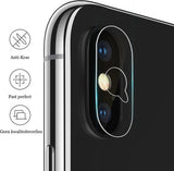 Camera Lens Screenprotector geschikt voor Apple iPhone Xs / X Glazen Gehard | Case Friendly | Tempered Glass - van iCall