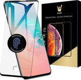 Screenprotector geschikt voor Samsung Galaxy S10 Plus - Tempered Glass Gehard Glas Case-Friendly Screen Protector - Ondersteunt Vingerafdrukscanner