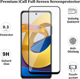 Screenprotector geschikt voor Xiaomi Poco M4 Pro 5G - Glas Full Screen Protector