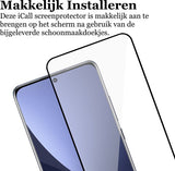 Screenprotector geschikt voor Xiaomi 12 - Gehard Glas Beschermglas Tempered Glass Volledig Dekkende Screen Protector