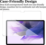 Screenprotector geschikt voor Samsung Galaxy Tab S7 Plus - Screen Protector Glas