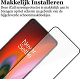 OnePlus Nord 2 Screenprotector - Beschermglas OnePlus Nord 2 Screen Protector Glas Full - Screenprotector OnePlus Nord 2
