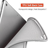 iPad 2022 Hoes - iPad 10e Generatie 10.9 Inch - Trifold Smart Cover Book Case Leer Tablet Hoesje Grijs