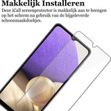 Screenprotector geschikt voor Samsung A32 5G - FullGuard Glas Screen Protector