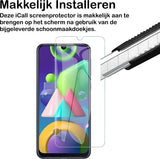 Screenprotector geschikt voor Samsung M21 - Screen Protector Glas