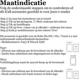 Hoes geschikt voor Kobo Glo HD / Glo / Touch 2.0 - Book Case Premium Sleep Cover Leer Hoesje met Auto/Wake Functie - Roze