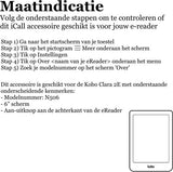 Hoesje geschikt voor Kobo Clara 2E - Book Case Premium Sleep Cover Leer Hoes met Auto/Wake Functie - Zwart