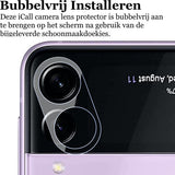 Camera Screenprotector geschikt voor Samsung Galaxy Z Flip 3 - Gehard Glas Beschermglas Tempered Glass Screen Protector