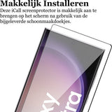 Screenprotector geschikt voor Samsung Galaxy S23 Ultra - Gehard Glas Screen Protector FullGuard