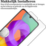 Screenprotector geschikt voor Samsung Galaxy M22 - Screen Protector Glas