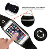 Running Belt Heupband Sportriem Hardloop Band Rood - Heuptas Riem met Smartphone Houder voor Fitness - Universeel voor alle telefoons - van iCall