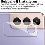 Camera Lens Screenprotector geschikt voor Samsung S21 - Glas Screen Protector