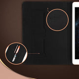 iPad Air 10.5 (2019) Hoes - Smart Book Case Lederen Hoesje - iCall - Zwart