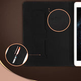 iPad Air 10.5 (2019) Hoes - Smart Book Case Lederen Hoesje - iCall - Grijs