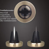 Auto Telefoonhouders / Smartphone Houder / GSM Houder - Universeel met Magneet Goud