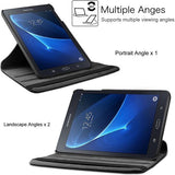 Samsung Galaxy Tab S5e Hoes - 360 Graden Draaibare Book Case - iCall - Zwart