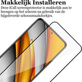 Screenprotector geschikt voor Xiaomi Poco F3 - Full Screen Protector Glas
