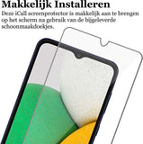 Screenprotector geschikt voor Samsung Galaxy A03 Core - Gehard Glas Beschermglas Tempered Glass Screen Protector