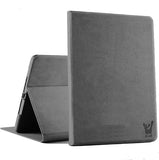 Samsung Galaxy Tab A 10.1 2019 Hoes - Canvas Eco Leer Book Case - iCall - Grijs