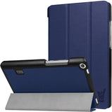 Huawei T3 7 inch Hoes - Smart Book Case Hoesje van iCall - Blauw