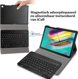 Samsung Galaxy Tab S5e Hoes met Toetsenbord - 10.5 inch - Samsung Galaxy Tab S5e Hoes Book Case Cover Hoesje met Toetsenbord Zwart