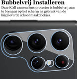 Camera Screenprotector geschikt voor Samsung Galaxy S22 Ultra - Gehard Glas Beschermglas Tempered Glass Screen Protector