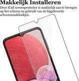 Screenprotector geschikt voor Samsung Galaxy A13 4G - Gehard Glas Beschermglas Tempered Glass Screen Protector