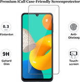 Screenprotector geschikt voor Samsung Galaxy M32 5G - Gehard Glas Beschermglas Tempered Glass Screen Protector