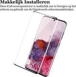 Screenprotector geschikt voor Samsung S20 - Full Screen Protector Glas