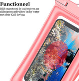 Waterdichte Telefoonhoesjes Drijvend - Universele Drybag Onderwater Roze
