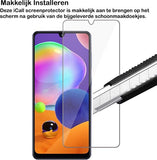 Screenprotector geschikt voor Samsung Galaxy A31 - FullGuard Glas Screen Protector