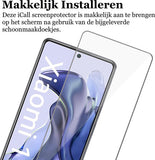 Screenprotector geschikt voor Xiaomi Mi 11T - Beschermglas - Glas Screen Protector