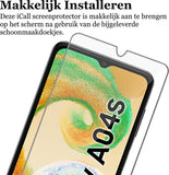 Screenprotector geschikt voor Samsung Galaxy A04s / A13 5G - Gehard Glas Screen Protector GlassGuard