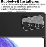 Camera Screenprotector geschikt voor Samsung Galaxy A53 - Gehard Glas Beschermglas Tempered Glass Screen Protector