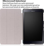 Samsung Galaxy Tab A8 8.0 (2017) Hoes - Smart Book Case Hoesje van iCall - Roségoud