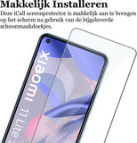 Screenprotector geschikt voor Xiaomi Mi 11 Lite 5G NE - Glas Screen Protector