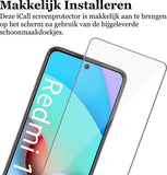Screenprotector geschikt voor Xiaomi Redmi 10 - Beschermglas - Glas Screen Protector