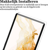 Screenprotector geschikt voor Samsung Galaxy Tab S9 - Gehard Glas Screen Protector GlassGuard