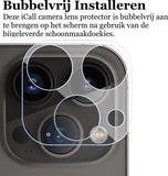 Camera Lens Screen Protector geschikt voor iPhone 15 Pro - Gehard Glas Screenprotector GlassGuard