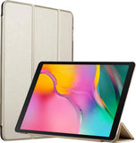 Samsung Galaxy Tab A 10.1 (2019) Hoes - Smart Book Case Tri-Fold Hoesje - iCall - Goud