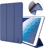 iPad Air 2019 Hoes Smart Cover - 10.5 inch - Trifold Book Case Leer Tablet Hoesje Blauw