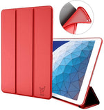 iPad Air 2019 Hoes Smart Cover - 10.5 inch - Trifold Book Case Leer Tablet Hoesje Rood