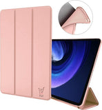 Xiaomi Pad 6 Hoesje - SmartDefend Book Case Cover Leer Rose